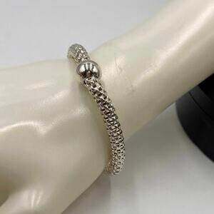 SILPADA B2788 Flexible
Sterling Silver‎ Sterling Mesh 
Stretch Bracelet
